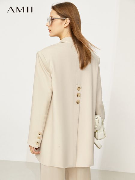 

women's jackets casaco e jaqueta minimalista feminina, feminino outono com corte entalhado, estilo double breasted, sobretudo para mulh, Black;brown