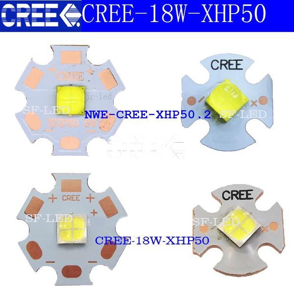 

modules cree xhp50 6500k xhp50.2 cool white led diode emitter 6v 12v with 16mm 20mm cooper pcb