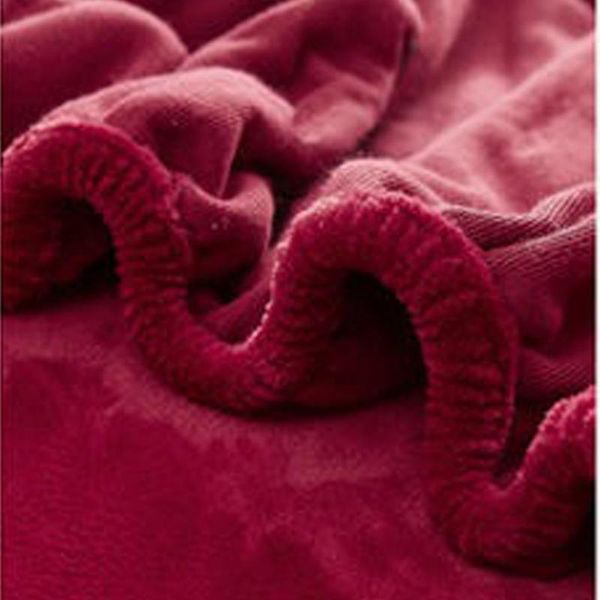 

sheets & sets 2022 winter warm solid flannel elastic band fitted sheet mattress protector cover super soft king size double bed