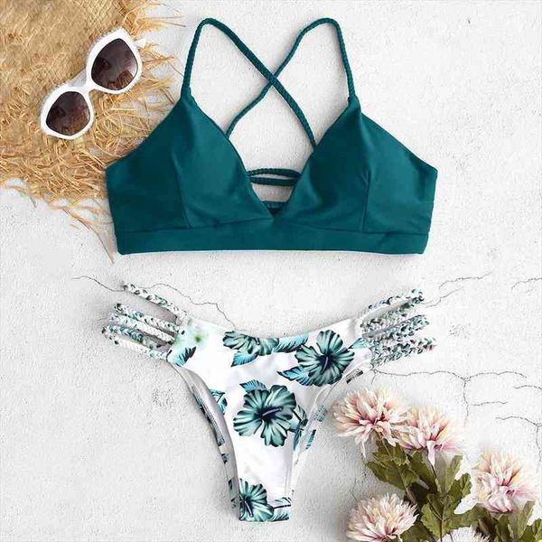

swimwear womens swimming suit bikini womens bikini cut flower two piece swimsuit pushups swimwear beachwear c, White;black