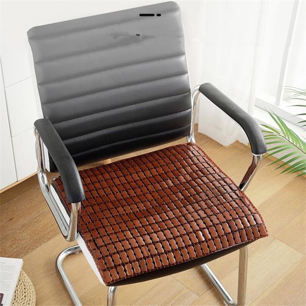 

cushion/decorative pillow summer cool pad comfortable mahjong mat bamboo seat office home decor chair breathable solid cushion simple vintag