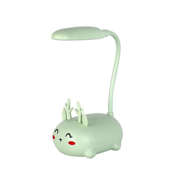 

table lamps novelty creative led nightlight lamp cartoon color animal learning reading eye protection bedside usb desk