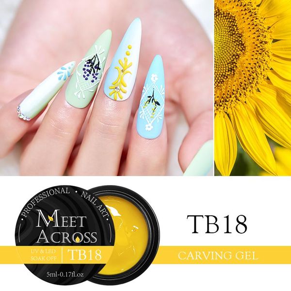 

nail gel meet across 5ml polish art design 3d uv manicure painting sculpture varnish, Red;pink