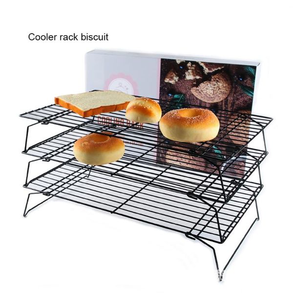 

other bakeware baking cooling rack three-layer large capacity stackable simple solid color pastry making tool