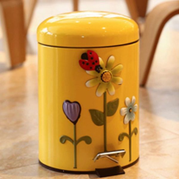 

waste bins modern luxury trash can bedroom creative kawaii kitchen cute bin recycling storage poubelle accessories bc50tb