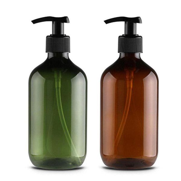 

storage bottles & jars 500ml empty bottle shampoo lotion shower gel foam pump sample containers body
