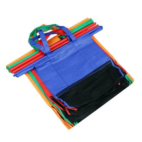 

shopping bags 4pcs collapsible reusable grocery bag supermarket