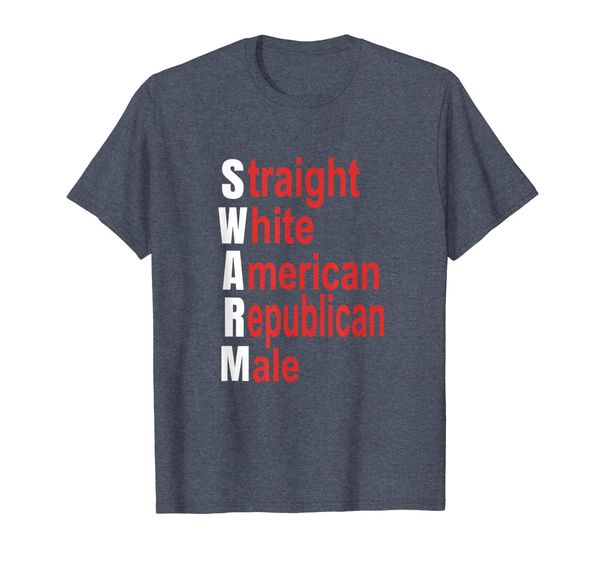 

straight white american republican male funny t shirt, White;black