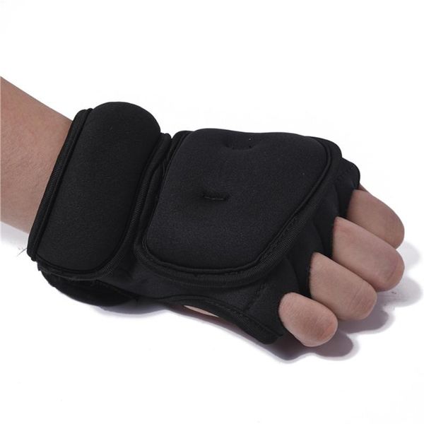 

accessories 1 pair of 1kg sports fit weighted gloves wrist fitness training glove fingerless gym for man woman exercise