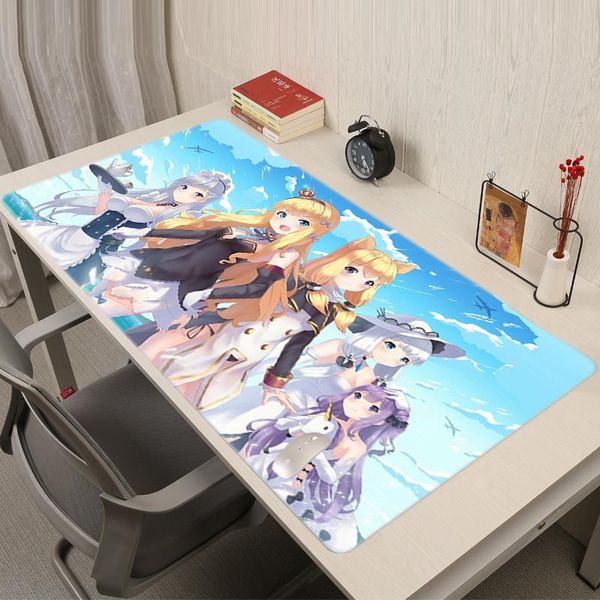 

mouse pads & wrist rests azur lane pad computer pc gamer complete gaming keyboard anime mausepad desk cute carpet girl mause xxl kawaii