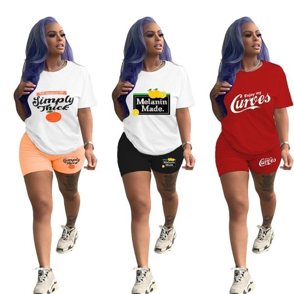 

summer t-shirt shorts sets women tracksuit designer two piece clothing luxury short sleeve outfits brand sportwear clothes 14color g4ikpys, White