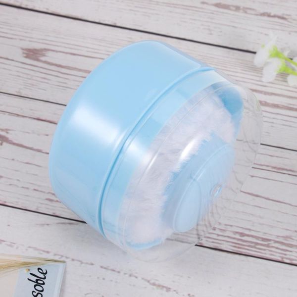 

sponges, applicators & cotton 2pcs fluffy body powder case talcum puff container kits with for baby infant