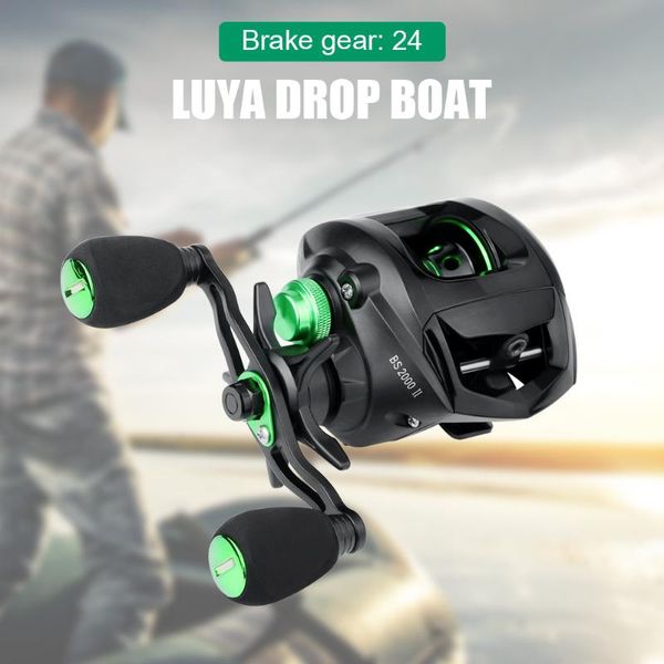 

6.3/1 speed ratio fishing wheel metal spool bait casting reel reels 8kg drag 12 1bbs low profile baitcasting