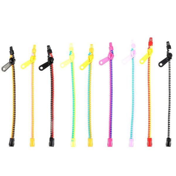 

party favor 40pcs kids zip bracelets creative design wristband candy color