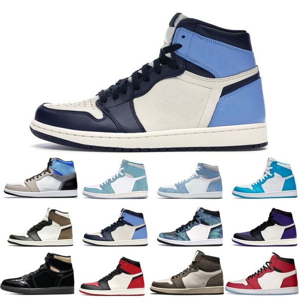 

2022 basketball shoes 1s men 1 women crimson tint toe green fearless maison chateau rouge pink quartz smoke grey obsidian pollen shadow new