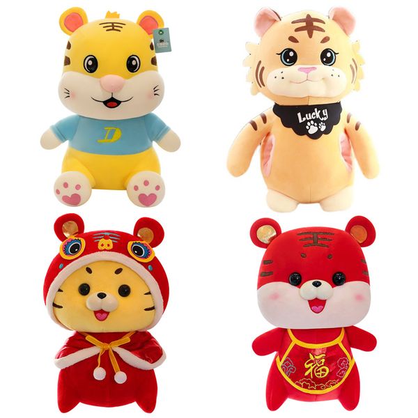 

cartoon tiger plush toy cute tigers christmas stuffed animals annual meeting new year birthday gift