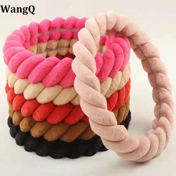 

steering wheel covers fluffy plush car cover with rubber circle