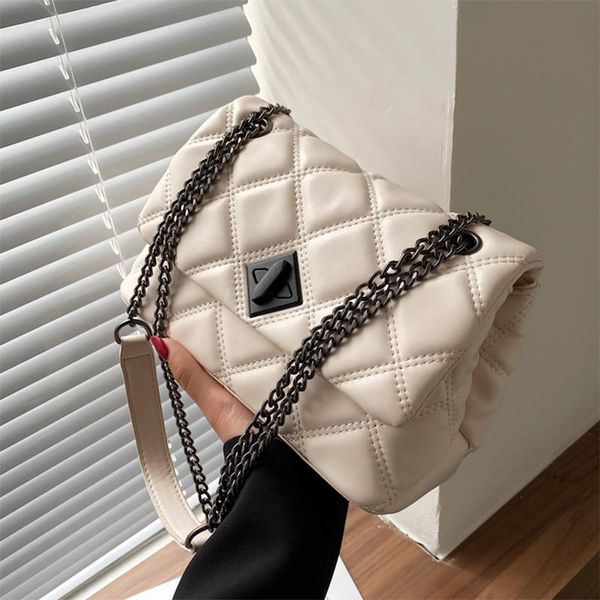 

original brand chain bag 2021 fashion shoulder texture messenger square bags