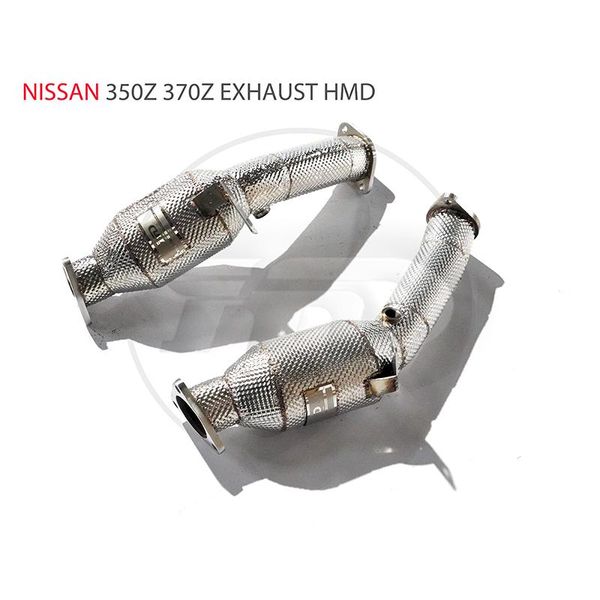 

manifold & parts hmd exhaust downpipe for 350z 370z gtr35 car accessories with catalytic converter header intake manifolds