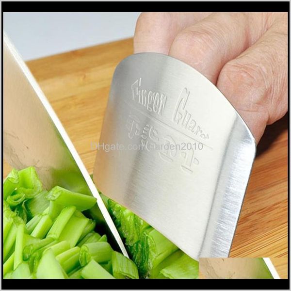 Andere Küchenkochwerkzeuge Edelstahl Finger Handschutz Schutz Personalisiertes Design Chop Safe Slice Messer Elh025 P1B2N Djkym