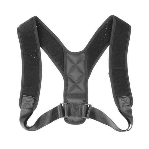 

back posture corrector adjustable correction child shoulder humpback body health care l xl size support, Black;blue