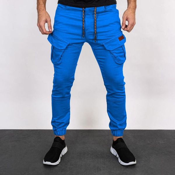 

men's pants fashion solid colors sports loose casual jogging trousers lightweight hiking work outdoor pant pantalones hombre#g3, Black