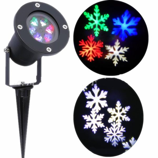 

lawn lamps outdoor led snowflake projection light waterproof lamp moving snow projector festival yard decoration