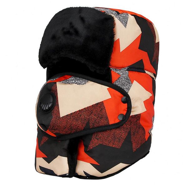 

berets lei feng hat men and women warm cotton outdoor cold windproof thickening plus velvet quality earmuffs cap, Blue;gray