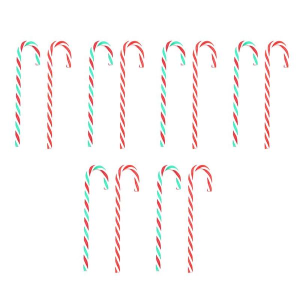 

christmas decorations 24pcs creative cane pendants xmas shaped party