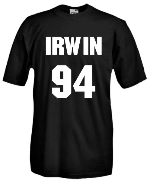 

t-shirt five second j861 irwin 94 mesh fan boy band 5sos 1d, White;black
