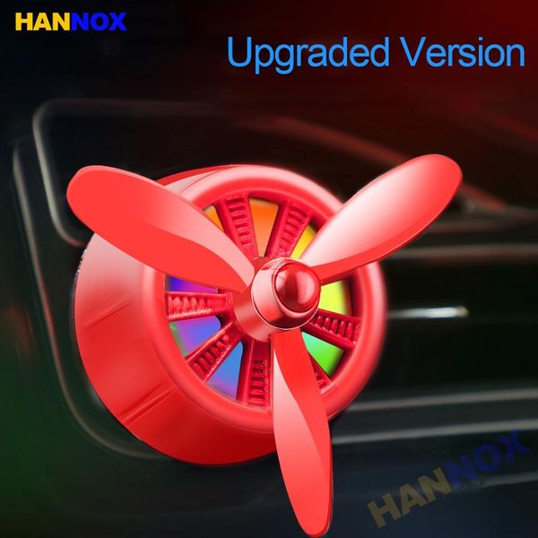 

car air freshener fashion universal perfume diffuser led light vent outlet clip automobiles decor fragrance smell ornament