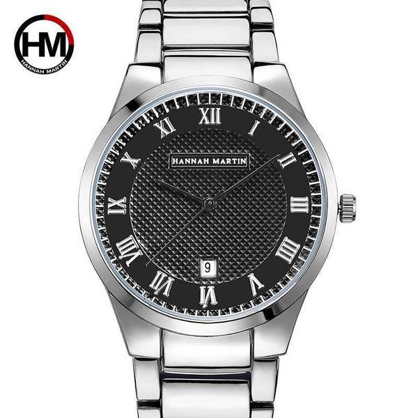 

brand luxury quartz erkek kol saati business roman watches male relogio masculino calendar display waterproof men wristwatch 210527, Slivery;brown