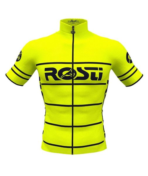 

racing jackets 2021 rosti wielertrui mannen fiets kleding sneldrogende mtb uniform breathale fietsen shirt zomer, Black;red