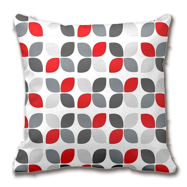 

cushion/decorative pillow red grey modern flower pattern throw case decorative cushion cover pillowcase customize gift by lvsure for car sof