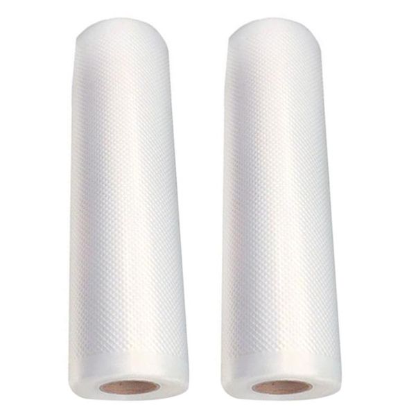 

storage bags 2 rolls of kitchen supply food fresh vacuum wrap bag sealing