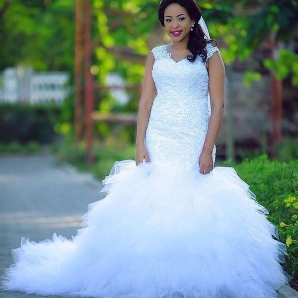 

wedding dresses robe de plus size african bridal gowns, White;black