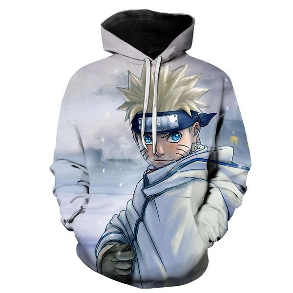 

men's hoodies & sweatshirts cartoon 3d printing jacket men/women hip hop long sleeve casual sweatshirt boy cosplay japanese streetwear, Black