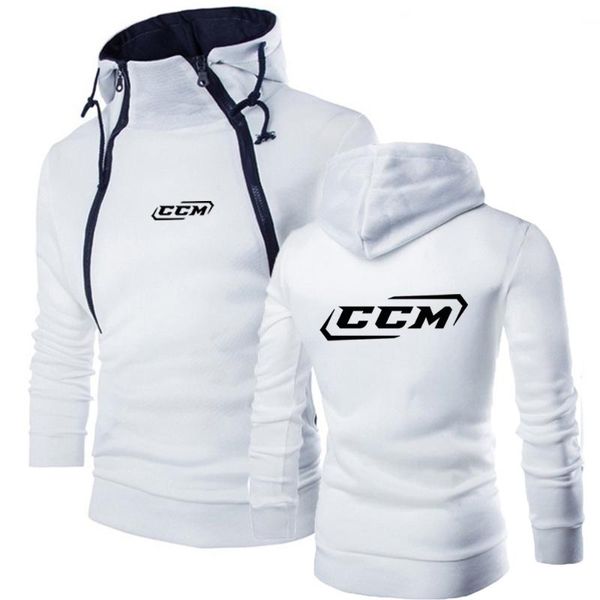 

men's hoodies & sweatshirts ccm logo 2021 casual harajuku style leisure men pullover brand hooded sweatshirt classic tracksuit warm sli, Black