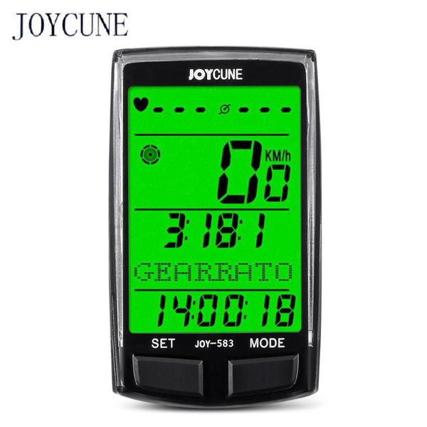 

bike computers joycune wireless bicycle computer satch waterproof odometer speedometer with heart rate sensor lcd display