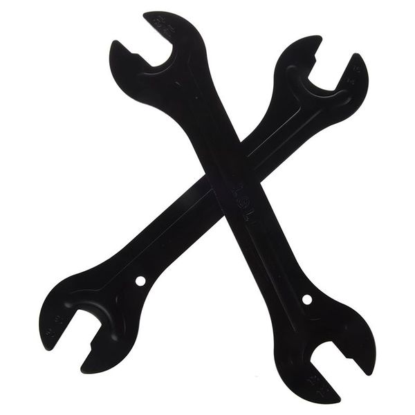 

tools -2pcs cycle pro bike bicycle cone spanner set steel spanners 13, 14, 15 & 16m