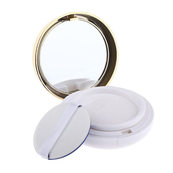 

15ml 0.5oz empty luxurious air cushion puff box bb cream container portable dressing case with sponge & powder mirror storage bottles jars