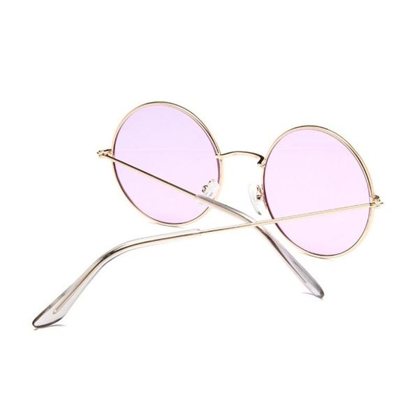 

sunglasses retro oval women designer vintage small metal frame color lenses sun glasses female oculos, White;black