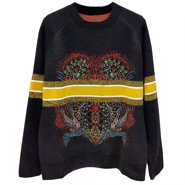 

20ss designers women's sweater autumn and winter new letter crew neck pullovers fashion slim cardigans knitted womens jumper clothing s, White;black