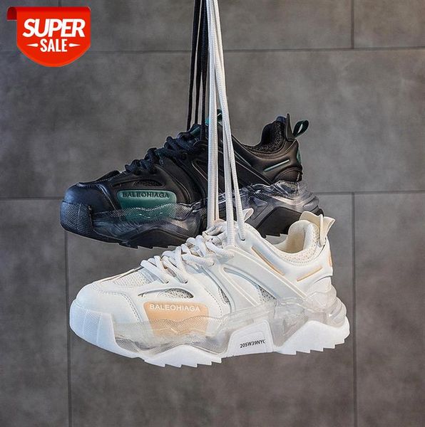 

daddy shoes early style white sports casual women's ins tide #dn04