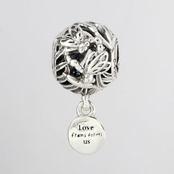 

100% fashion genuine 925 sterling silver european charms beads fit lovers necklace bracelets diy jewelry 20pcs/lot 798814c00, Black