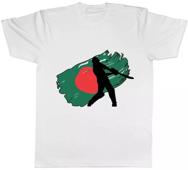 

bangladesh cricket mens womens ladies t-shirt tee, White;black