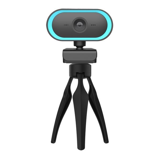 

C11 2K Picture Quality HD Without Distortion 360 Degrees Rotate Built-in Microphone Sound Clear Webcams with Tripod