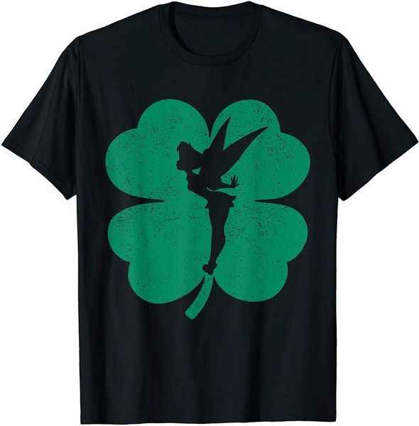 

tinker bell green shamrock st. patrick's day t-shirt size m - 5xl, White;black