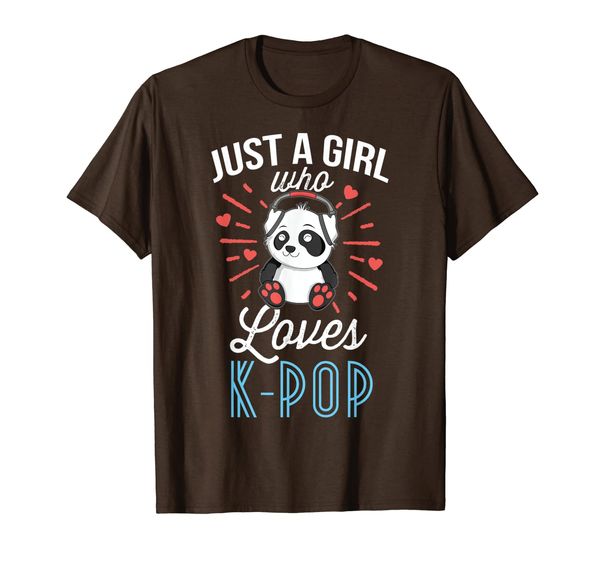 

Just A Girl Who Loves K-Pop T-Shirt Panda KPop Merchandise T-Shirt, Mainly pictures