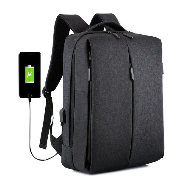

backpack fashion men's leisure travel waterproof computer large capacity usb charging student school bag mochilas